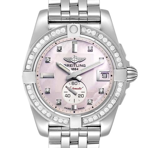 womens breitling watch|breitling galactic women's watch.